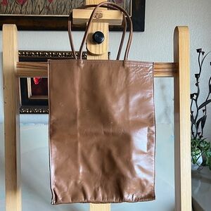 Tumi Very Elegant and Classy Brown Leather Tote Bag